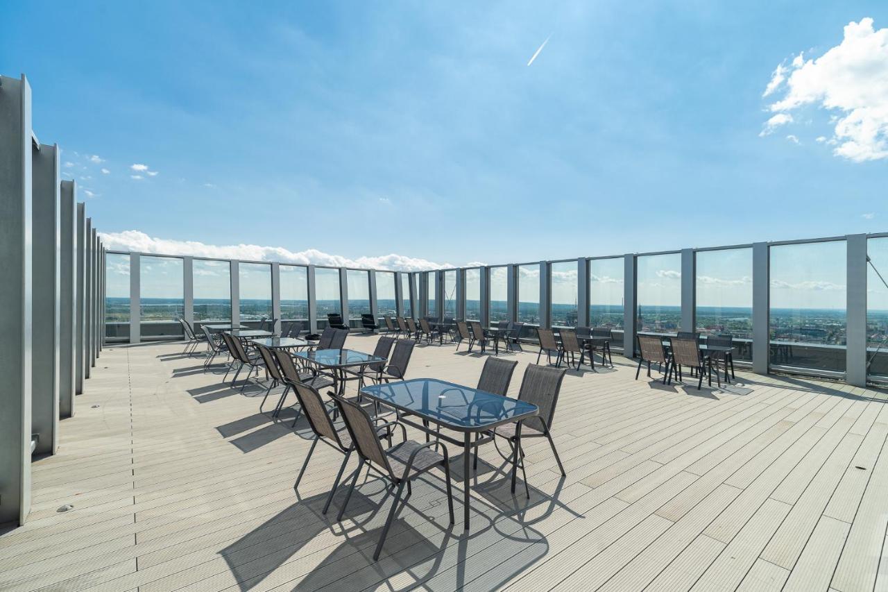 Comfy Apartments 4-5Th Floor Hanza Tower - Sauna & Pool Szczecin Dış mekan fotoğraf
