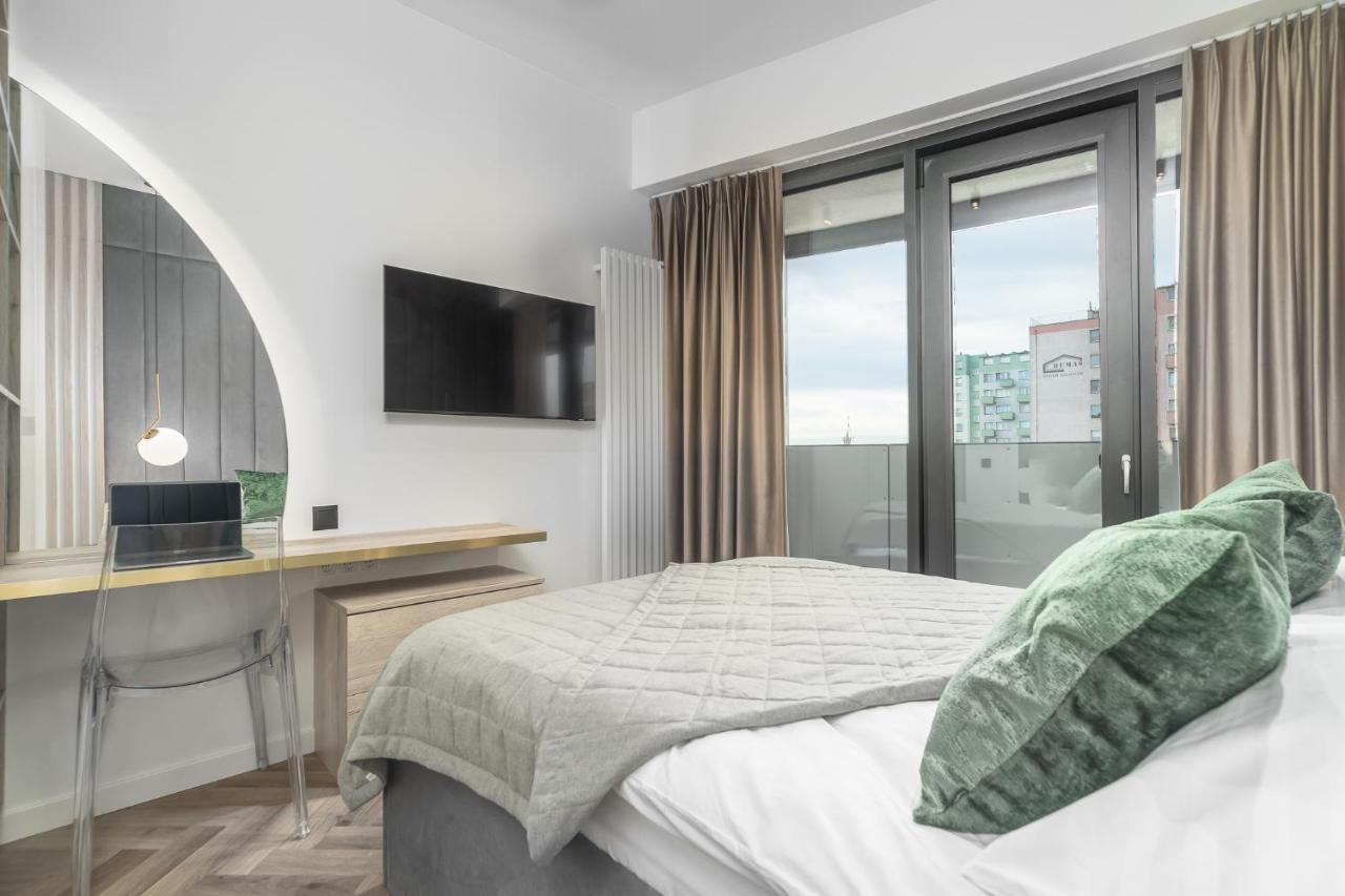 Comfy Apartments 4-5Th Floor Hanza Tower - Sauna & Pool Szczecin Dış mekan fotoğraf